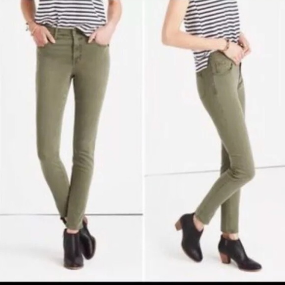 [Madewell] 9” Rise 5 Button Skinny Jeans, 28 - Picture 3 of 9